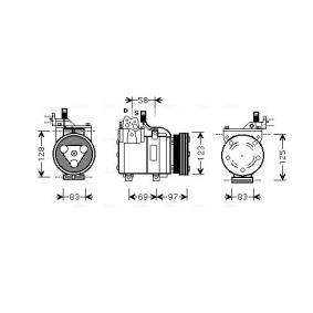 Acquista Compressore aria condizionata da AVA COOLING SYSTEMS HYAK093 a buon mercato per soli 444,44 €