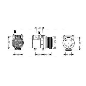 Acquista Compressore aria condizionata da AVA COOLING SYSTEMS HYAK198 a buon mercato per soli 490,00 €