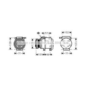 Acquista Compressore aria condizionata da PRASCO HYAK222 a buon mercato per soli 413,90 €