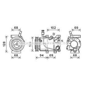 Acquista Compressore aria condizionata da PRASCO HYK442 a buon mercato per soli 564,38 €