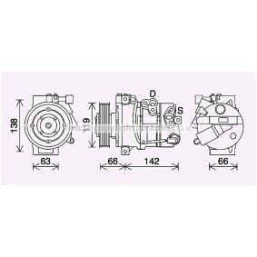Acquista Compressore aria condizionata da PRASCO HYK452 a buon mercato per soli 711,32 €