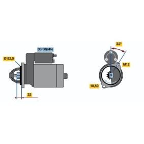 Köp Startmotor av BOSCH 0 001 107 045 till det låga priset 3192,21 kr