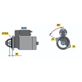Köp Startmotor av BOSCH 0 001 107 080 till det låga priset 5088,67 kr