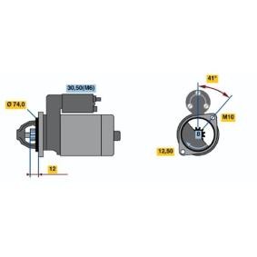 Köp Startmotor av BOSCH 0 001 107 431 till det låga priset 6034,62 kr