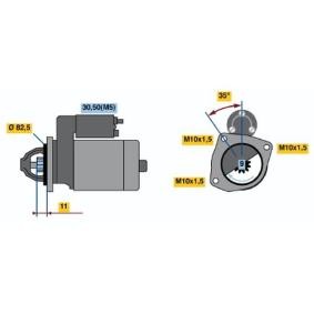 Köp Startmotor av BOSCH 0 001 108 070 till det låga priset 4926,69 kr