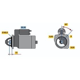 Köp Startmotor av BOSCH 0 001 108 081 till det låga priset 5428,61 kr