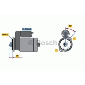 Köp Startmotor av BOSCH 0 001 124 022 till det låga priset 4777,96 kr