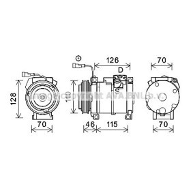 Acquista Compressore aria condizionata da PRASCO IVK135 a buon mercato per soli 871,42 €