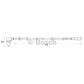 Køb ABS Sensor af BOSCH 0 265 006 163 til den lave pris 593,82 DKK
