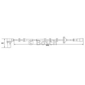 Compre Sensor, rotações da roda da BOSCH 0 265 006 306 a um preço baixo por 146,67 €