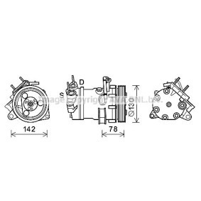 Acquista Compressore aria condizionata da PRASCO JEK065 a buon mercato per soli 430,11 €