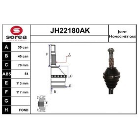 Köp Ledsats, drivaxel av SNRA JH22180AK till det låga priset 2102,69 kr
