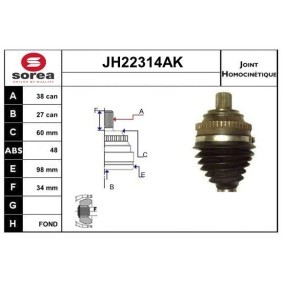 Köp Ledsats, drivaxel av SNRA JH22314AK till det låga priset 1676,14 kr