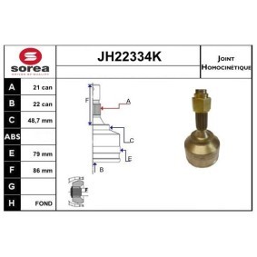 Comprar Juego de articulación, árbol de transmisión de SNRA JH22334K a bajo precio de 105,91 €