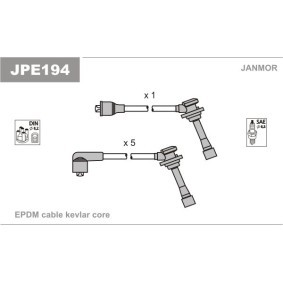 Compre Jogo de cabos de ignição da JANMOR JPE194 a um preço baixo por 40,88 €