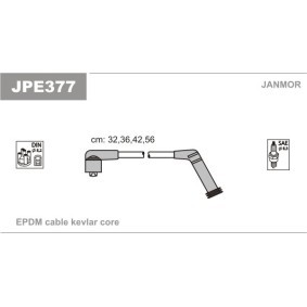 Compre Jogo de cabos de ignição da JANMOR JPE377 a um preço baixo por 16,63 €