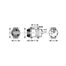 Acquista Compressore aria condizionata da PRASCO JRK044 a buon mercato per soli 1028,69 €