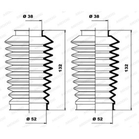 Achetez des Jeu de joint-soufflet, direction MOOG K150040 à prix pour 19,26 €