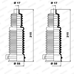 Comprar Fuelle dirección de MOOG K150070 a bajo precio de 15,93 €