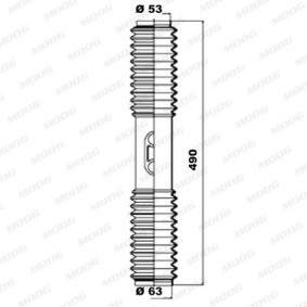 Köp Bälgsats, styrsystem av MOOG K150078 till det låga priset 314,24 kr