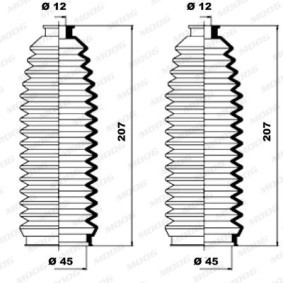 Comprar Fuelle dirección de MOOG K150080 a bajo precio de 13,55 €
