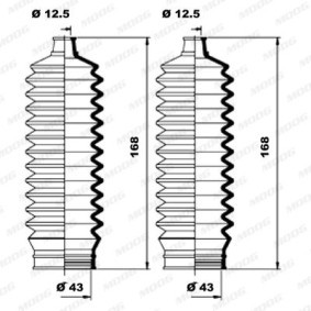 Köp Bälgsats, styrsystem av MOOG K150145 till det låga priset 183,35 kr