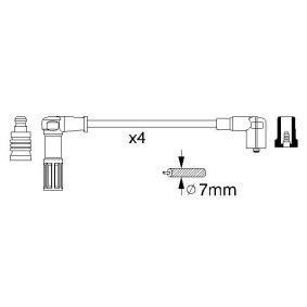 Compre Jogo de cabos de ignição da BOSCH 0 356 912 846 a um preço baixo por 101,94 €