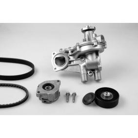 VOLKSWAGEN Wasserpumpe + Keilrippenriemensatz von GK