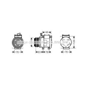 Acquista Compressore aria condizionata da PRASCO KAAK173 a buon mercato per soli 407,15 €