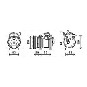 Acquista Compressore aria condizionata da AVA COOLING SYSTEMS KAK200 a buon mercato per soli 612,09 €