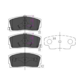 Acquista Kit pastiglie freni da KAVO PARTS KBP-1501 a buon mercato per soli 28,62 €
