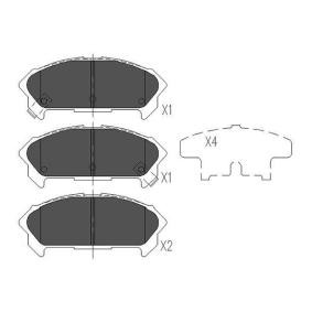Achetez des Plaquettes de frein KAVO PARTS KBP-3510 à prix pour 12,72 €