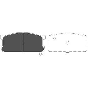 Köp Bromsbelägg av KAVO PARTS KBP-5521 till det låga priset 243,20 kr