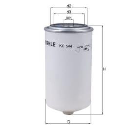 Comprar Filtro combustible de MAHLE ORIGINAL KC 544 a bajo precio de 23,16 €