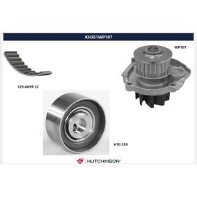 Köp Kamremssats med vattenpump av HUTCHINSON KH 351WP107 till det låga priset 1488,76 kr
