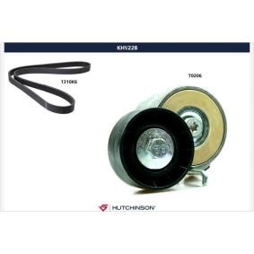 Achetez des Jeu de courroies trapézoïdales à nervures HUTCHINSON KHV 228 à prix pour 92,25 €