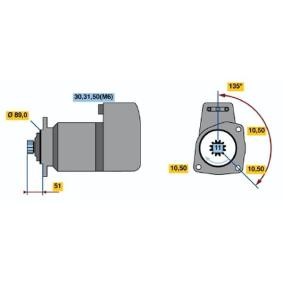 Köp Startmotor av BOSCH 0 986 011 580 till det låga priset 6016,46 kr