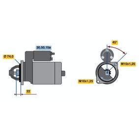 Köp Startmotor av BOSCH 0 986 012 281 till det låga priset 1834,14 kr