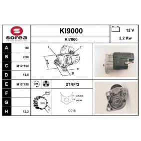 Köp Startmotor av SNRA KI9000 till det låga priset 3312,84 kr