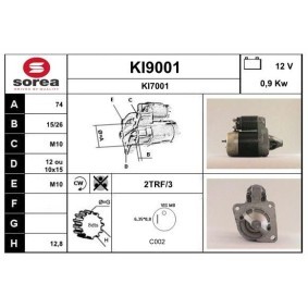 Köp Startmotor av SNRA KI9001 till det låga priset 1418,93 kr