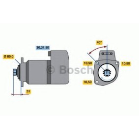Köp Startmotor av BOSCH 0 986 013 260 till det låga priset 4001,31 kr