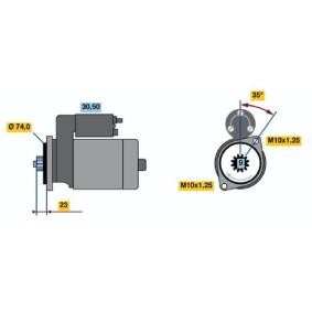Köp Startmotor av BOSCH 0 986 013 521 till det låga priset 2004,02 kr