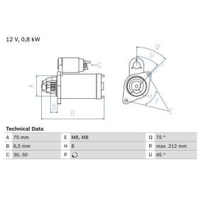 Köp Startmotor av BOSCH 0 986 014 371 till det låga priset 1667,15 kr