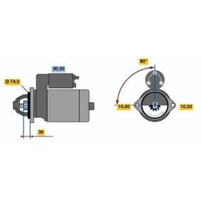 Köp Startmotor av BOSCH 0 986 015 781 till det låga priset 2318,99 kr