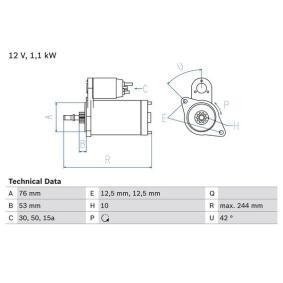 Köp Startmotor av BOSCH 0 986 016 110 till det låga priset 2866,63 kr