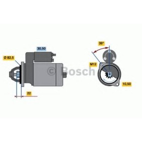 Anlasser von BOSCH für Carlton Mk2 Limousine günstig online kaufen