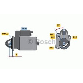 Köp Startmotor av BOSCH 0 986 016 570 till det låga priset 1254,88 kr