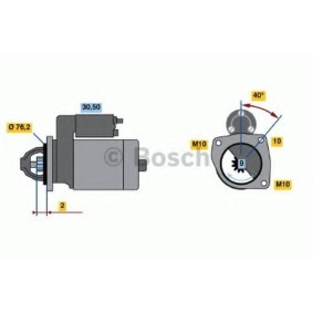 Köp Startmotor av BOSCH 0 986 016 660 till det låga priset 1566,60 kr