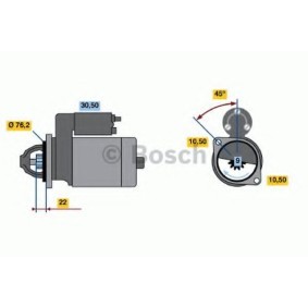 Köp Startmotor av BOSCH 0 986 016 860 till det låga priset 2483,71 kr