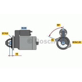Köp Startmotor av BOSCH 0 986 018 480 till det låga priset 1757,42 kr